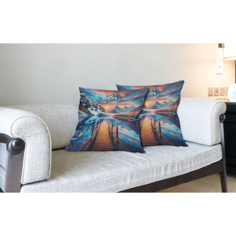 Ambesonne Fabric Indoor/Outdoor Pillow Cover