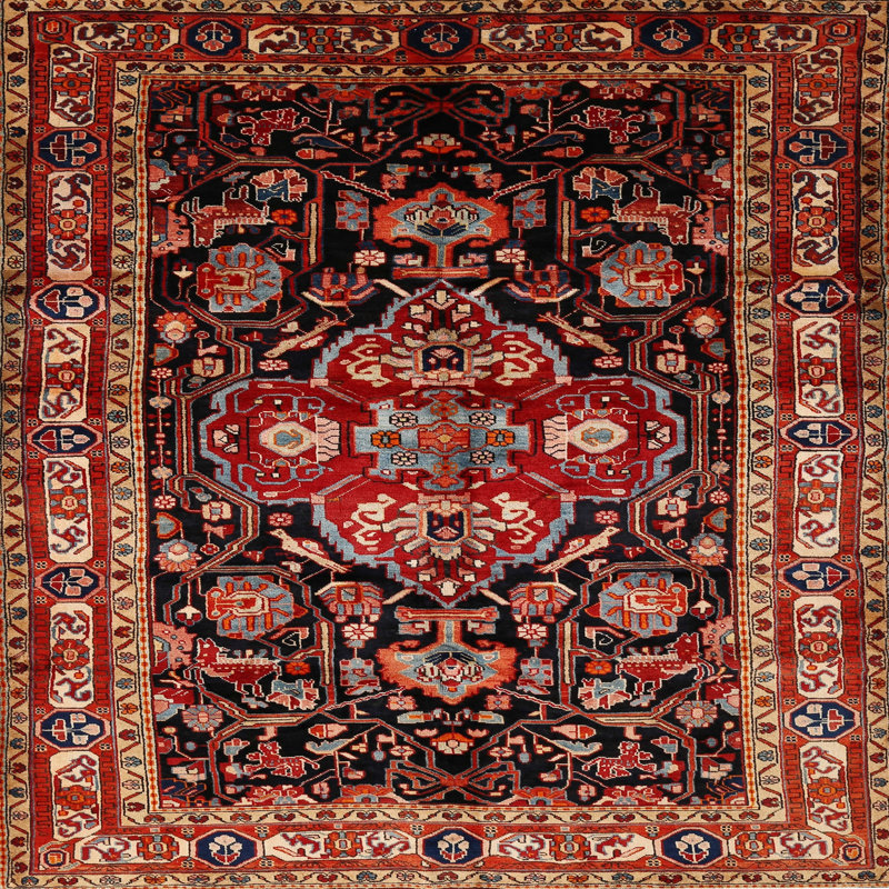 Alizandra Oriental Indoor Rug, Square 7'