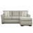 84" Wide Cotton Reversible Sofa & Chaise-1867996620