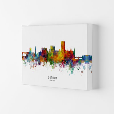 Durham England Skyline by Michael Tompsett - Print