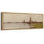 «Rustic Countryside Quiet Riverbank Classic Landscape», reproduction d'art sur toile-98042341-111665161