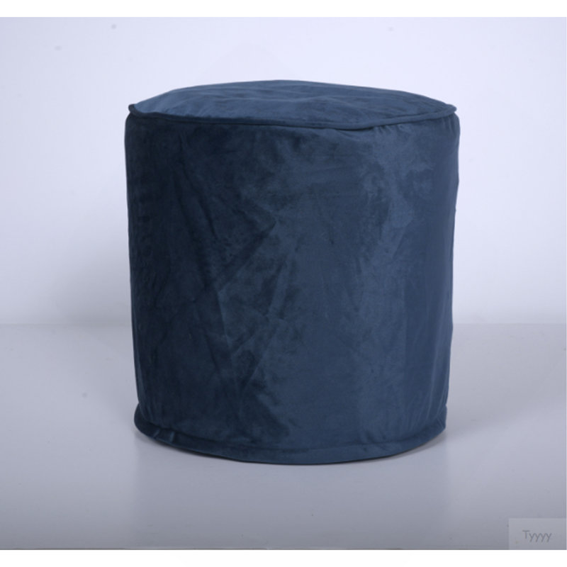 Shimon Cylinder Pouf,  Cobalt Blue, Blue