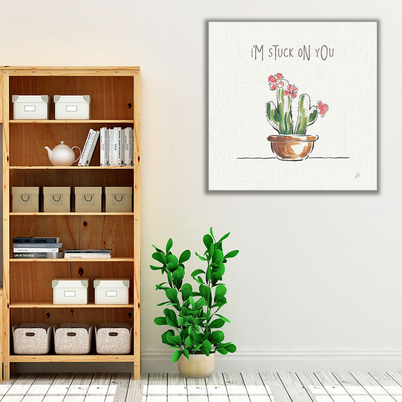 «Desert Bloom II», reproduction d'art sur toile, H 30 po x l 30 po