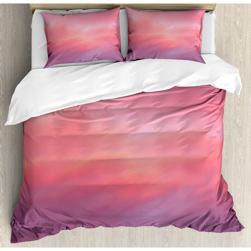 Ensemble de housse de couette doux en ciel avec nuages magnifique sky, Très grand