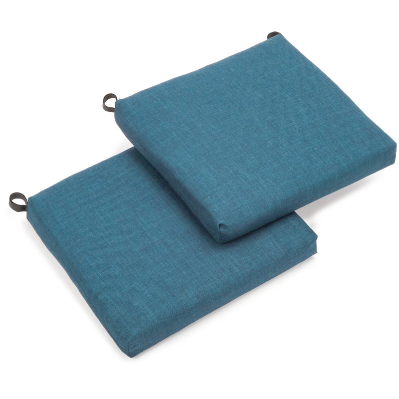 Outdoor 3'' Seat Cushion, Blue