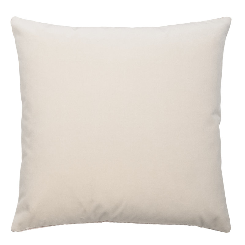 Entwined Square Woven Jacquard Pillow, 22"H x 22"W, Peach
