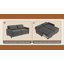 Canapé-lit modulaire fonctionnel en lin réglable avec 2 à 5 sièges et poches de rangement-610993468-610993469