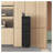 4-Drawer Vertical Metal File Cabinet with Locking Wheels, Tall Office Storage - Black-398490519