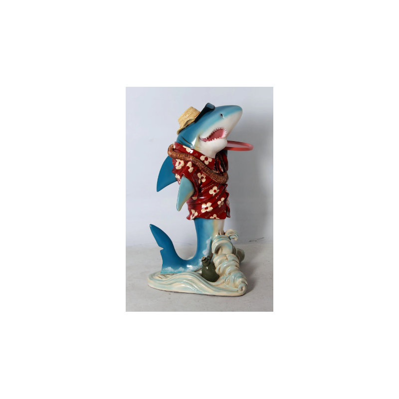 Statue petit majordome requin