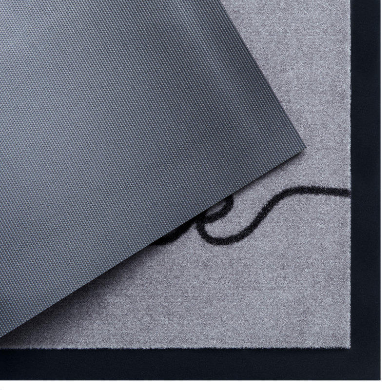 Cozy Welcome Doormat, Grey