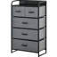 Commode 5 tiroirs gris