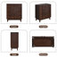  Armoire d'appoint Mid-Century moderne 37,6 po Fienley