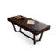 Bureau rectangulaire en bois manufacturé de couleur fumée avec tiroirs-323435796