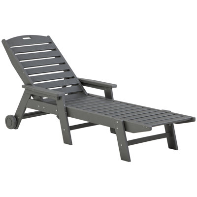 Chaise longue inclinable 65 po