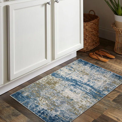 Emeliah Washable Abstract Rug