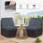 4 Pcs Waterproof Couch Cushion Covers，Washable Stretch Outdoor Patio Furniture Covers-50083272