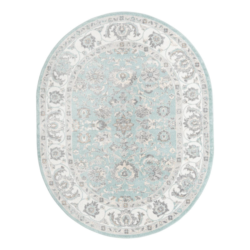 Hilley Oriental Indoor Rug, Oval 7'10" x 10'