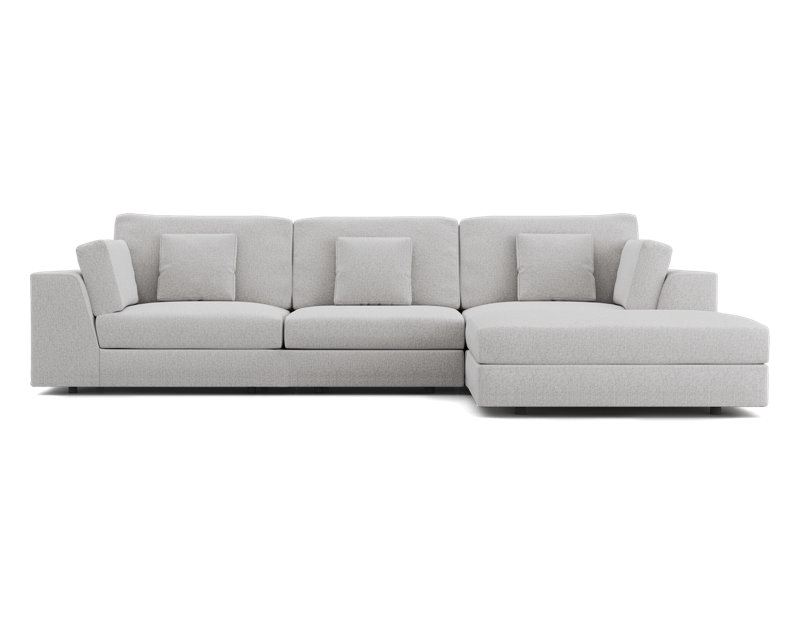 Perry Modular Sofa Set 06, Gris Fabric