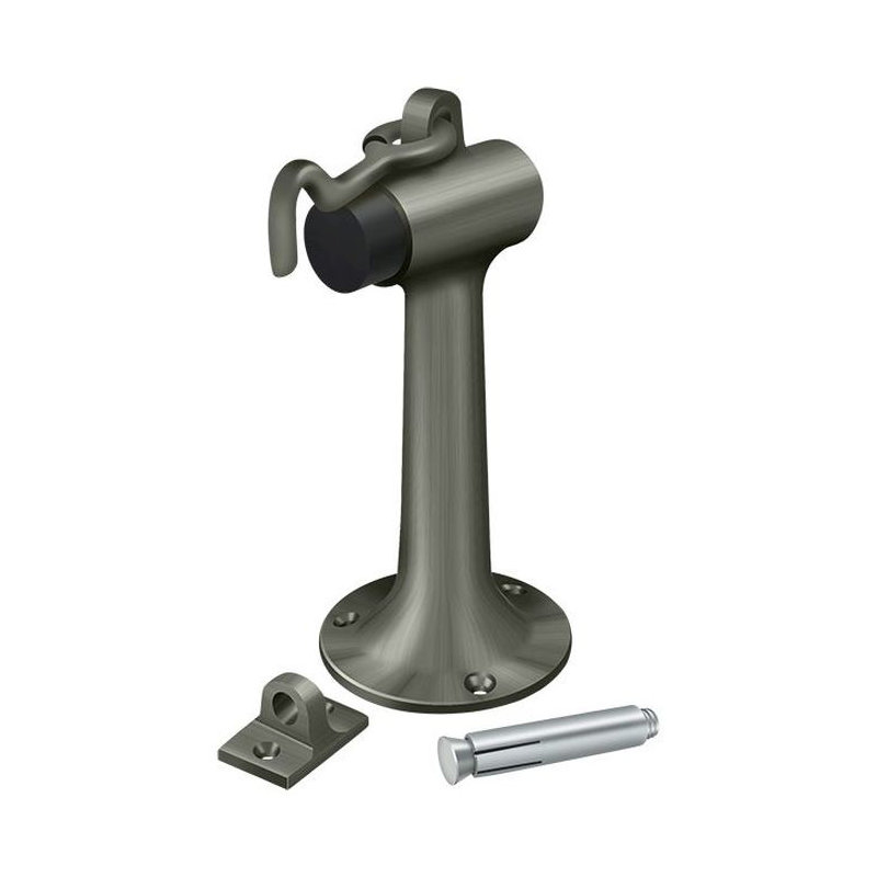 Door Stop, Antique Nickel