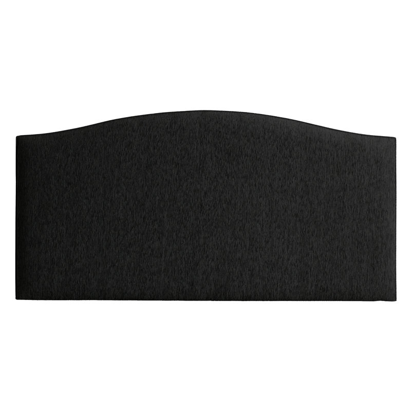Beasley Upholstered Headboard, Black, Single (3')