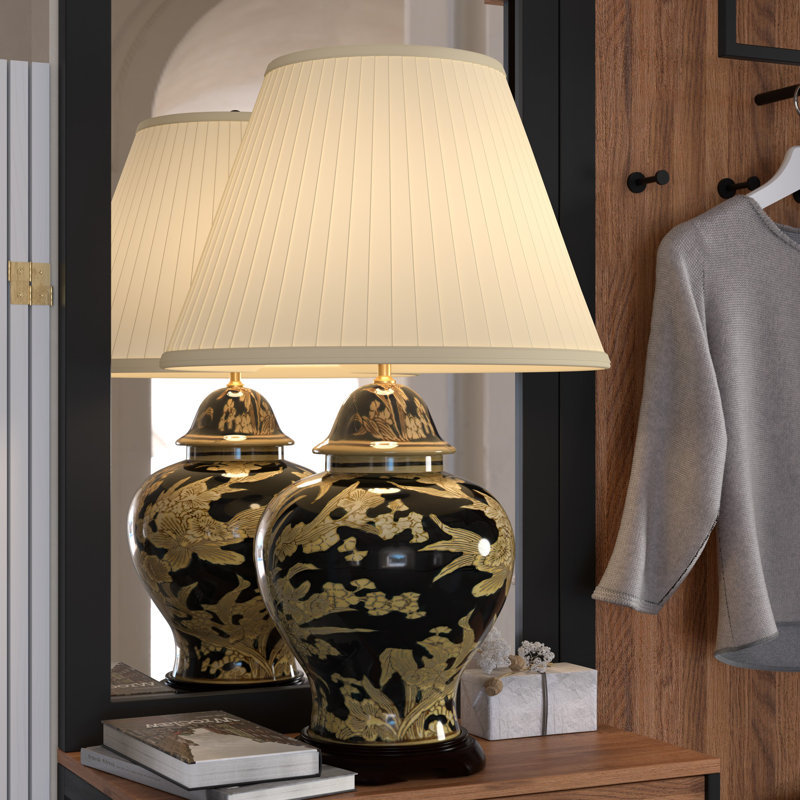 Smeltzer Solid Wood Table Lamp