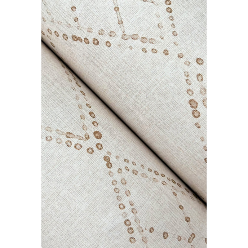 Souk Geometric Wallpaper Roll, Yellow