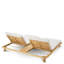 Weston Outdoor Teak Chaise Lounge