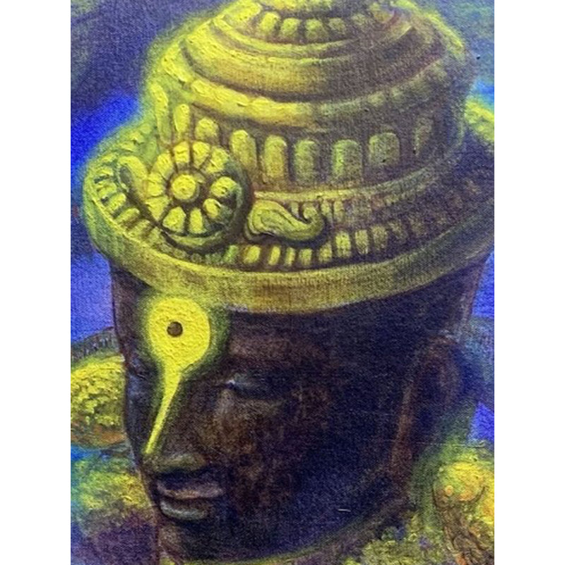Vitthala Face | Acrylic On Canvas | By Kishore Kawad
