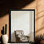 Art mural rétro noir avec motif léopard rétro-550548612