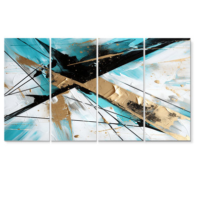 Brylee - Abstract Wall Art For Living Room 4 Piece