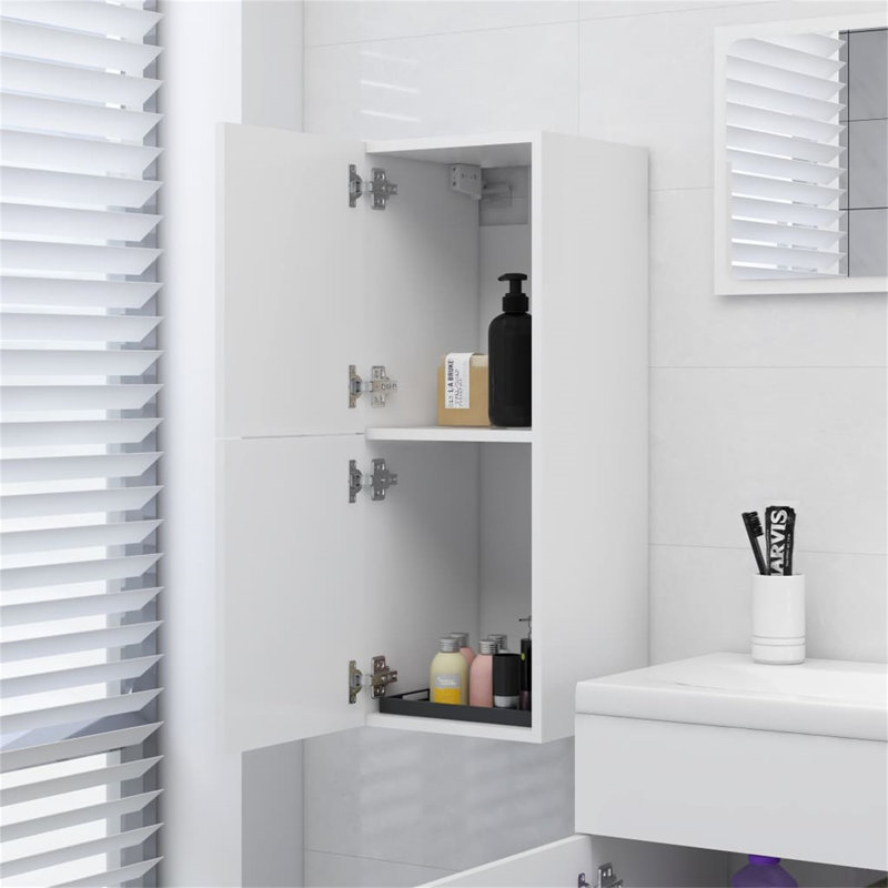 Kremena Bathroom Cabinet, White
