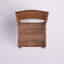 Chaise d'appoint en bois massif Lana