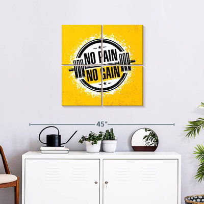 Tergel No Pain No Gain Typography