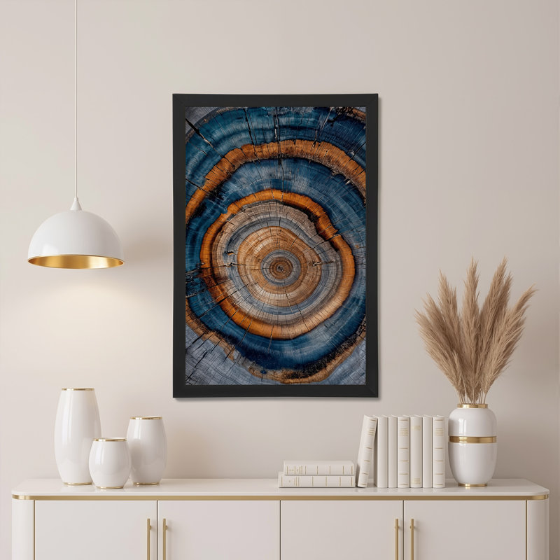 «Blue and Orange», 30"H x 20"W