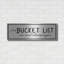 Art mural en métal luxueux «My Bucket List» par Lori Deiter, 48 po x 16 po-299080100