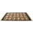 Beige Floral Machine-Made 5X8 Modern Rug