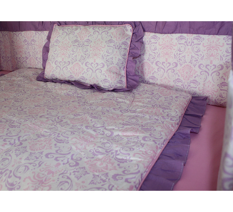 Ensemble de literie pour lit de bébé 9 pièces Slagle Damask