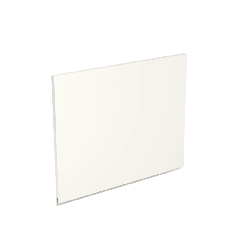 KitchenKit Flatpack J Pull Gloss 490X596 Appliance Door, White