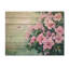 Printemps symphonie de fleurs - Art mural traditionnel en bois sur bois de pin naturel-133468802