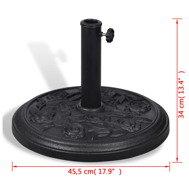 Resin Round Parasol Base, Round