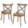 Cramlington Solid Wood Cross Back Side Chair