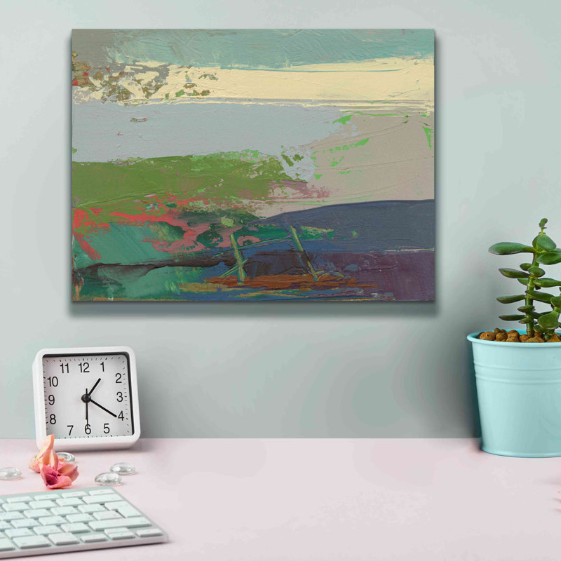 «Ceide Study xiv» par Grainne Dowling, art mural sur toile, H 12 po x l 16 po x P 0,75 po