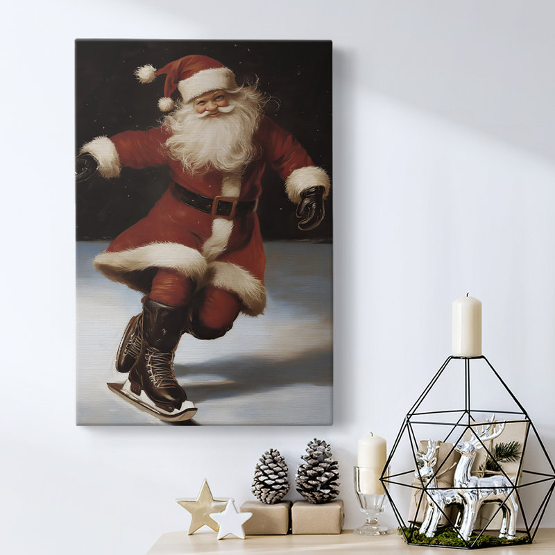 Art des Fêtes de Noël - Toile tendue avec châssis - Série 2-CLXI, H 60 po x l 40 po