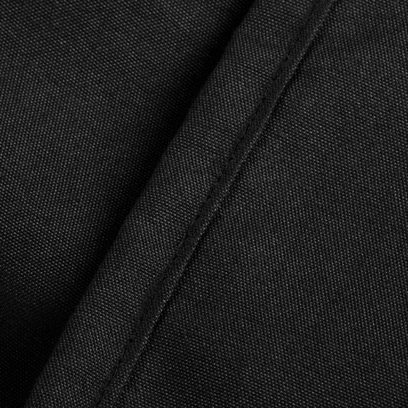 Drap plat seulement, drap de dessus en microfibre brossée 1800 - NTBAY, Noir, Grand