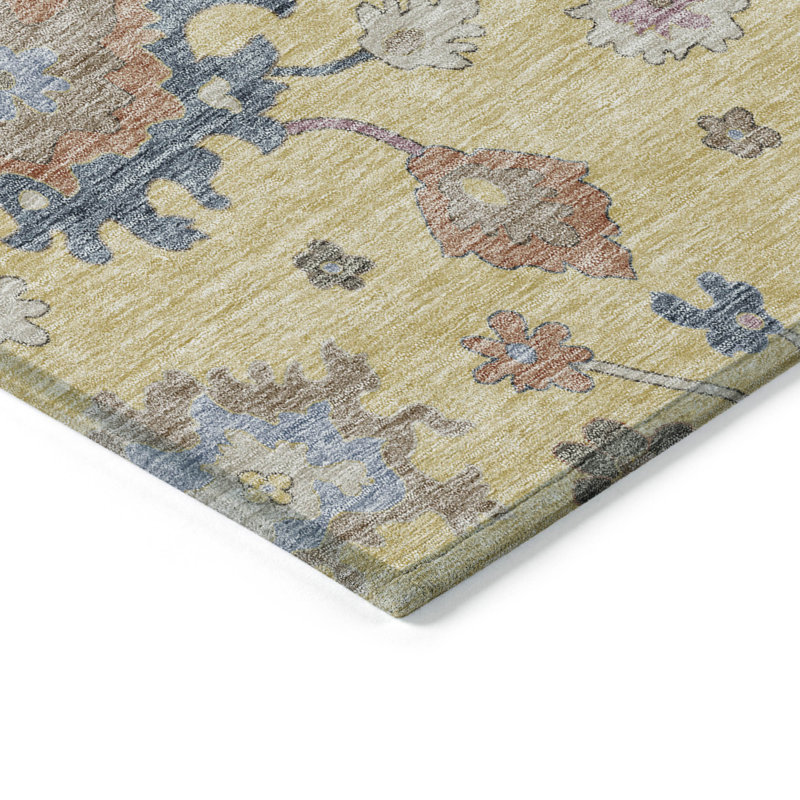 Machine Washable Indoor/Outdoor Segin ACN1218 Rug, Rectangle 9' x 12'