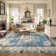 Watte Traditional Oriental Tribal Machine Washable Area Rug Perfect for Living Room, Dining Room, Bedroom Decor