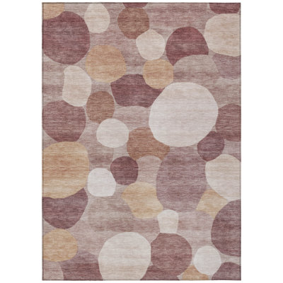 Machine Washable Indoor/Outdoor Jozwiak ACN2375 Geometric Rug