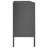Sideboard Side Table with Adjustable Shelf Steel and Tempered Glass-1246009708