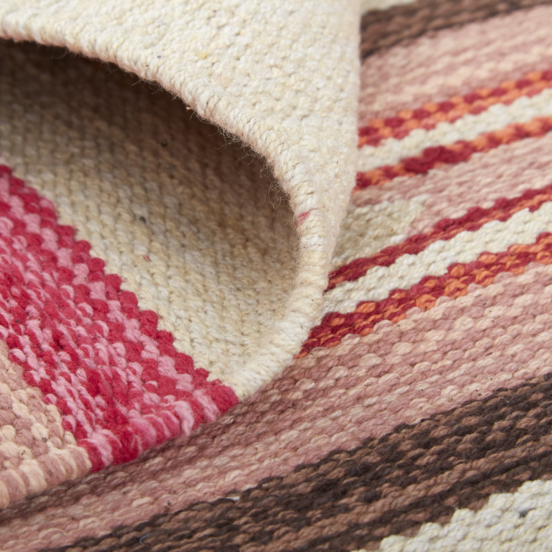 Gorlest Cotton Southwestern Indoor Rug, Rectangle 8' x 10'