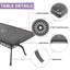 Ensemble de table de salle à manger rectangulaire en fonte d'aluminium avec trou pour parasol et coussins bruns L 63,78 po x L 40,16 po Fairway-25674604